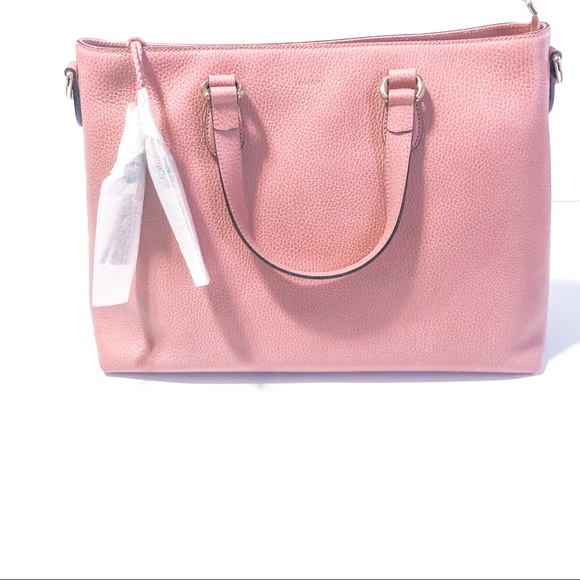 Gucci Pink Leather Bamboo Tassel Calf Tote - Picture 2 of 16